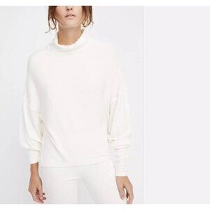 We The Free Alameda Oversized Cowl Neck Top Boho Chic Soft Lightweight